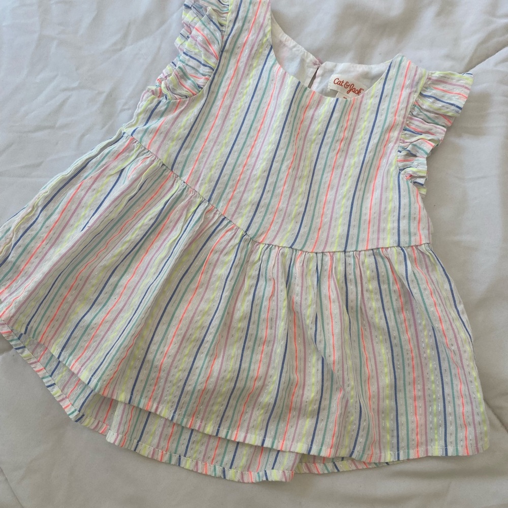 Cat & Jack 2T shirt. Striped top.